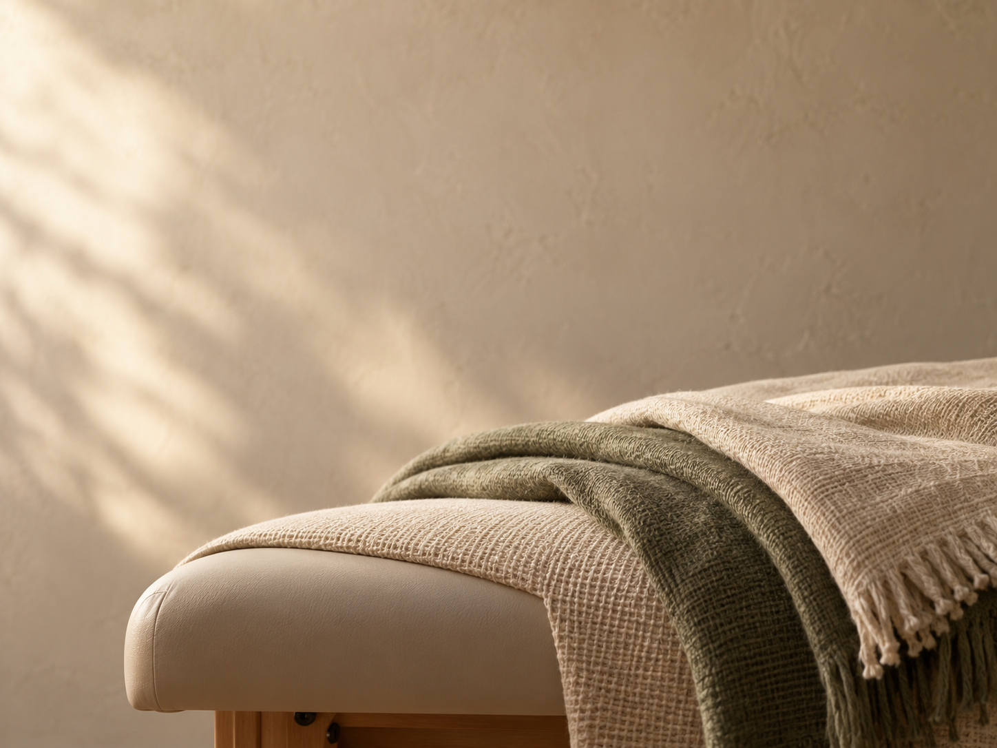 Treatment couch textiles photograph